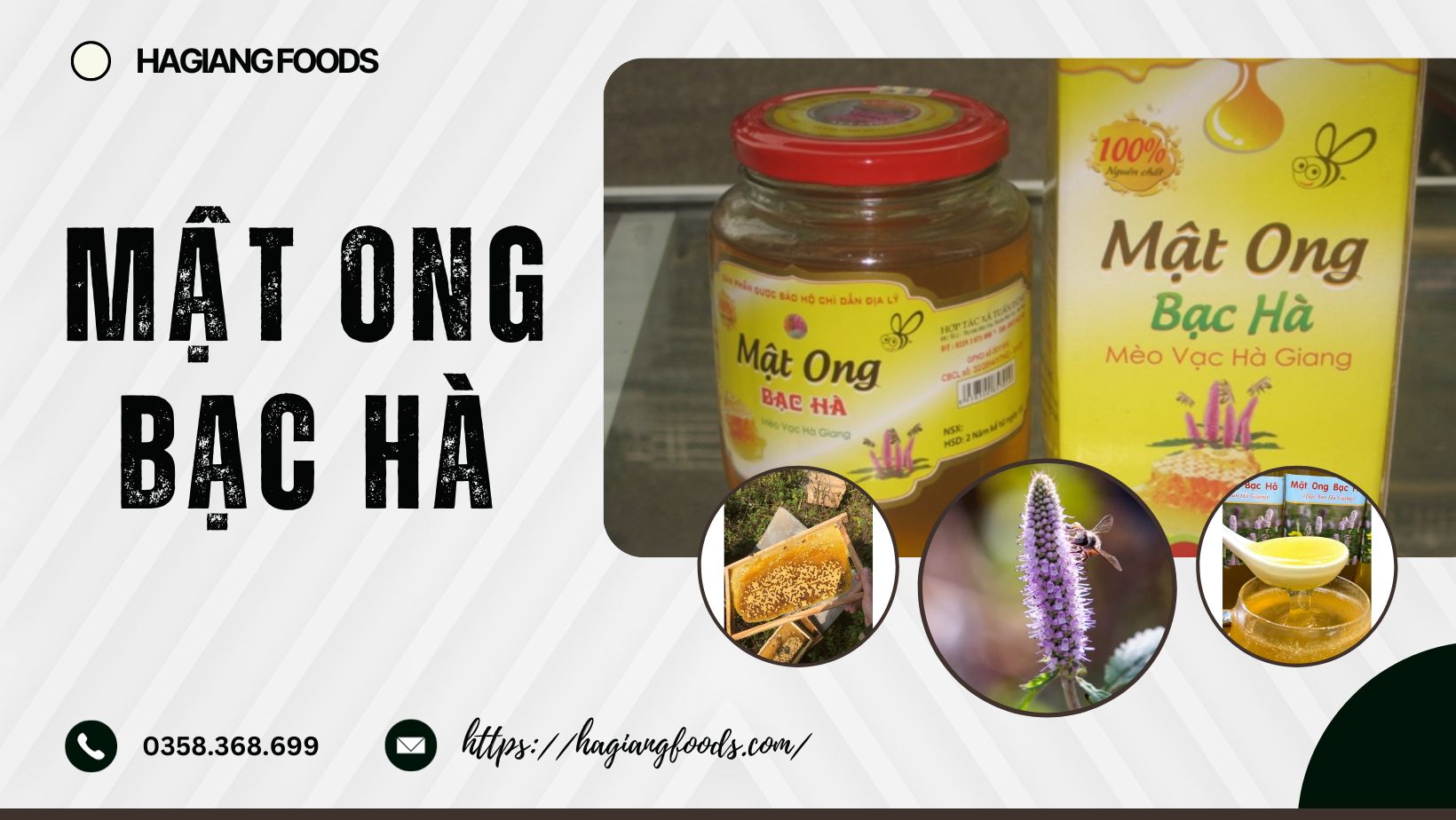 Mật ong bạc hà Hà Giang nguyên chất,món quà sức khỏe mà thiên nhiên ban tặng