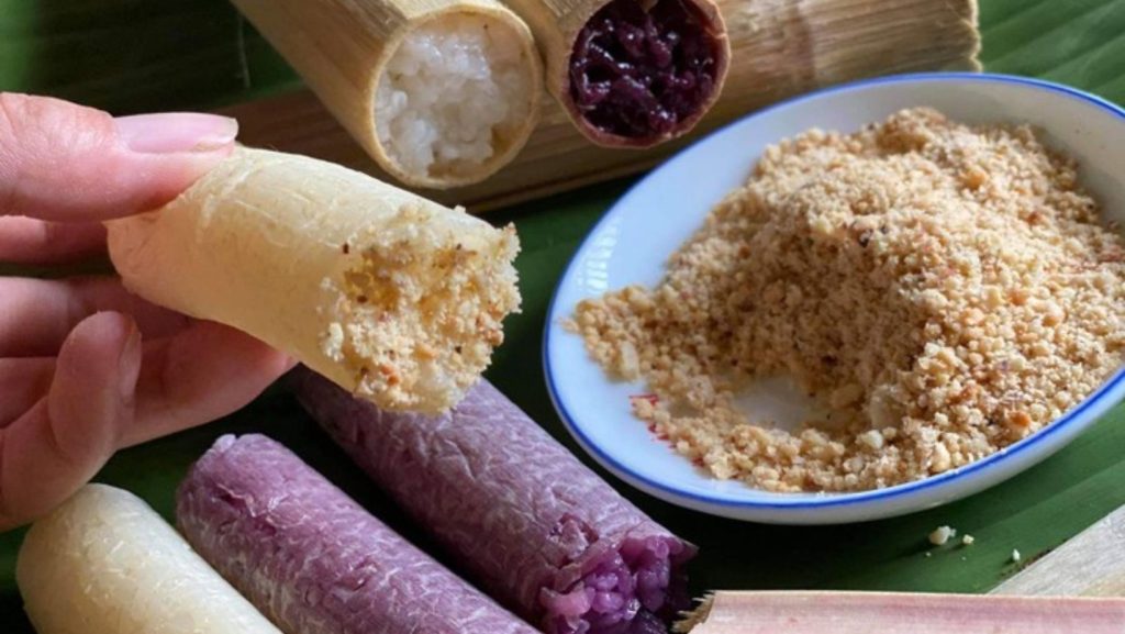 Cơm lam là một trong những món ăn đặc sản của người Tày Hà Giang
