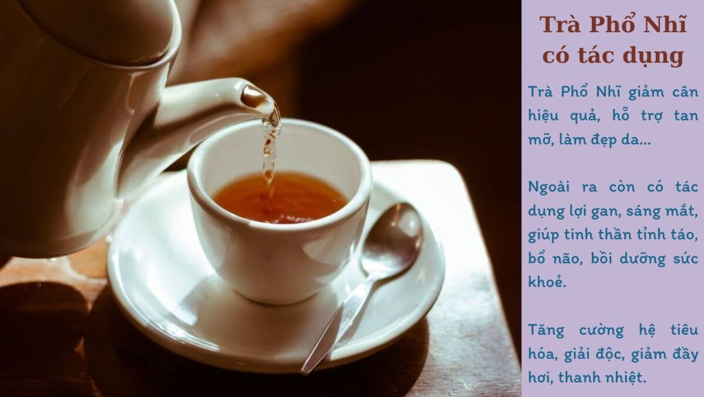 Những lợi ích mà trà Phổ Nhĩ mang lại cho sức khỏe
