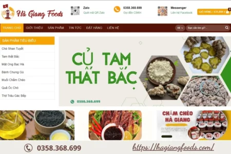 HaGiang Foods chuyên cung cấp đặc sản Hà Giang uy tín chất lượng