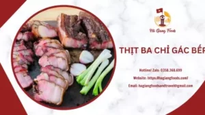 THỊT BA CHỈ GÁC BẾP