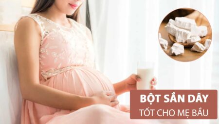 Bột sắn dây là nguồn cung cấp sắt tự nhiên rất tốt cho mẹ bầu