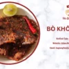 Bò khô thu ba