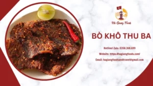 Bò khô thu ba