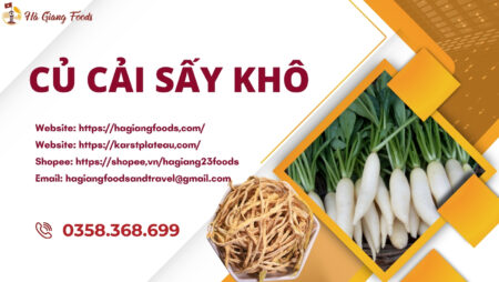 Củ cải sấy khô - nguyên liệu của nhiều món ăn ngon