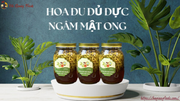 Hoa đu đủ đực ngâm mật ong