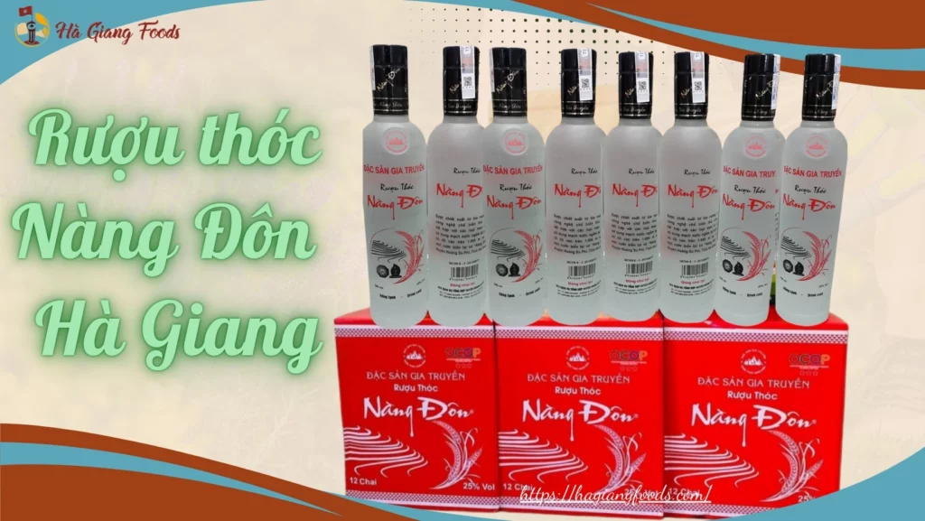 Rượu thóc Nàng Đôn Hà Giang