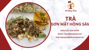 TRÀ SƠN MẬT HỒNG SÂM