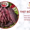 Thịt bò gác bếp