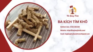 Ba kích tím khô