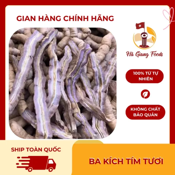 ba kích tím tươi