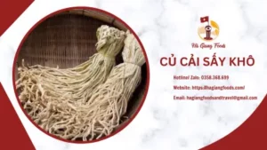 củ cải sấy khô