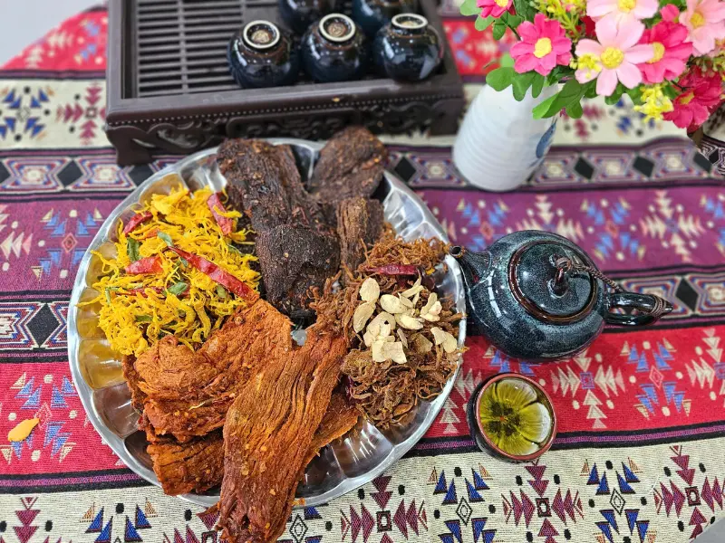 Heo khô cháy tỏi
