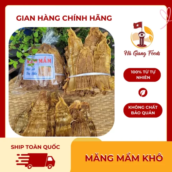 măng mầm phơi khô