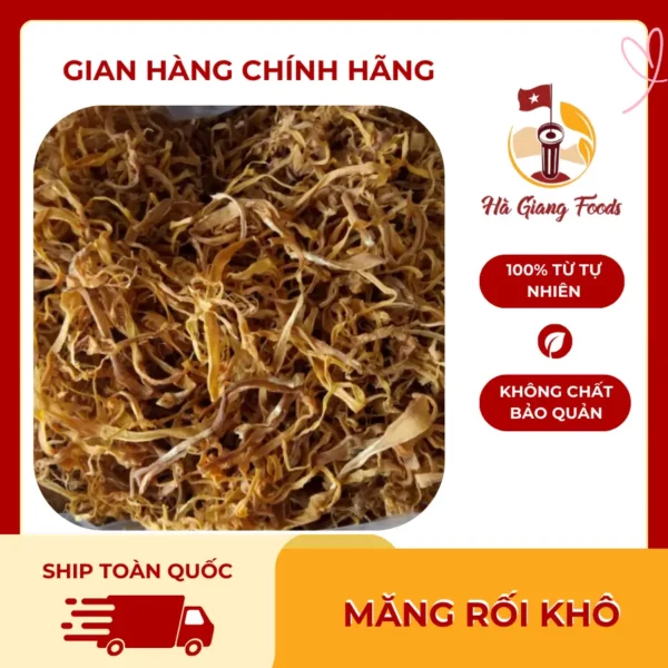 măng rối khô tự nhiên