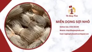 miến dong sợi nhỏ