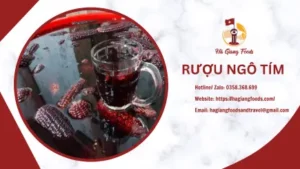 rượu ngô tím