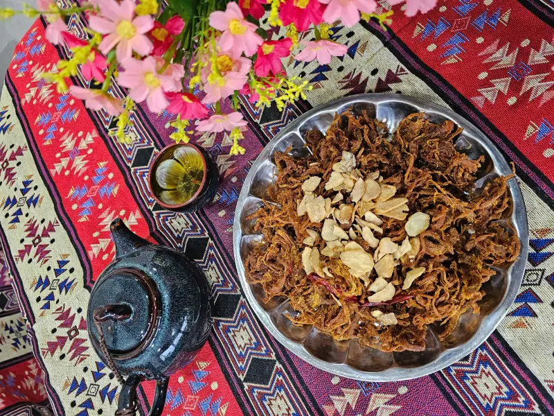 Thịt heo cháy tỏi
