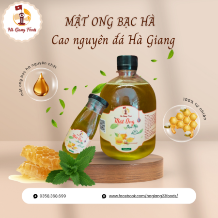 Mật ong bạc hà hà giang