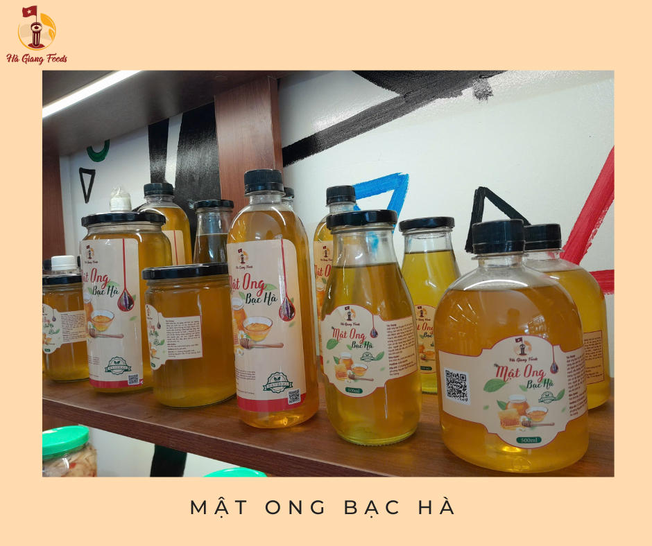 mật ong bạc hà 