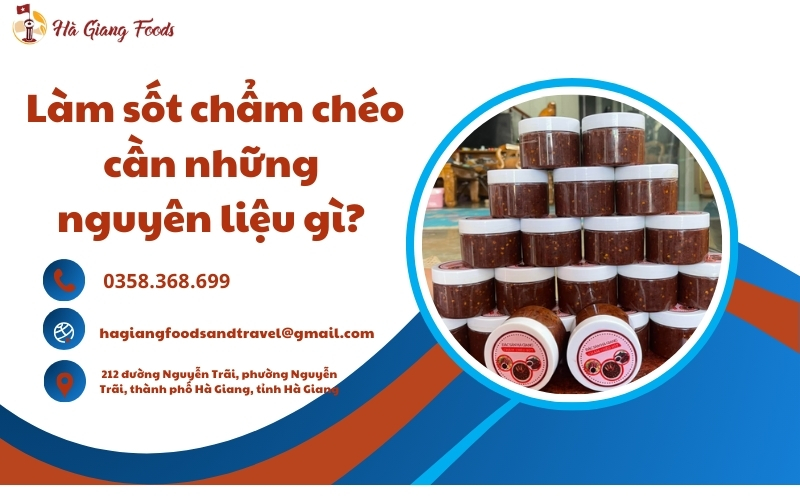 Làm sốt chẩm chéo cần những nguyên liệu gì