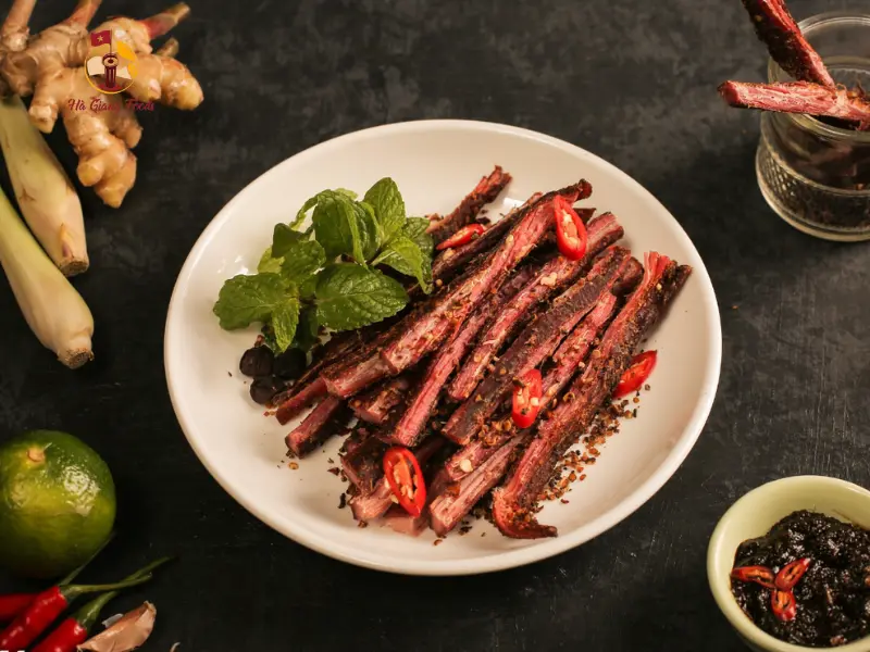 Thịt trâu gác bếp Hà Giang
