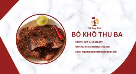 bò khô thu ba